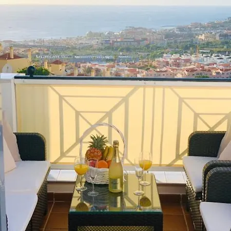 Duplex Penthouse Panoramic Del Atlantico Semesterbostad Costa Adeje (Tenerife)